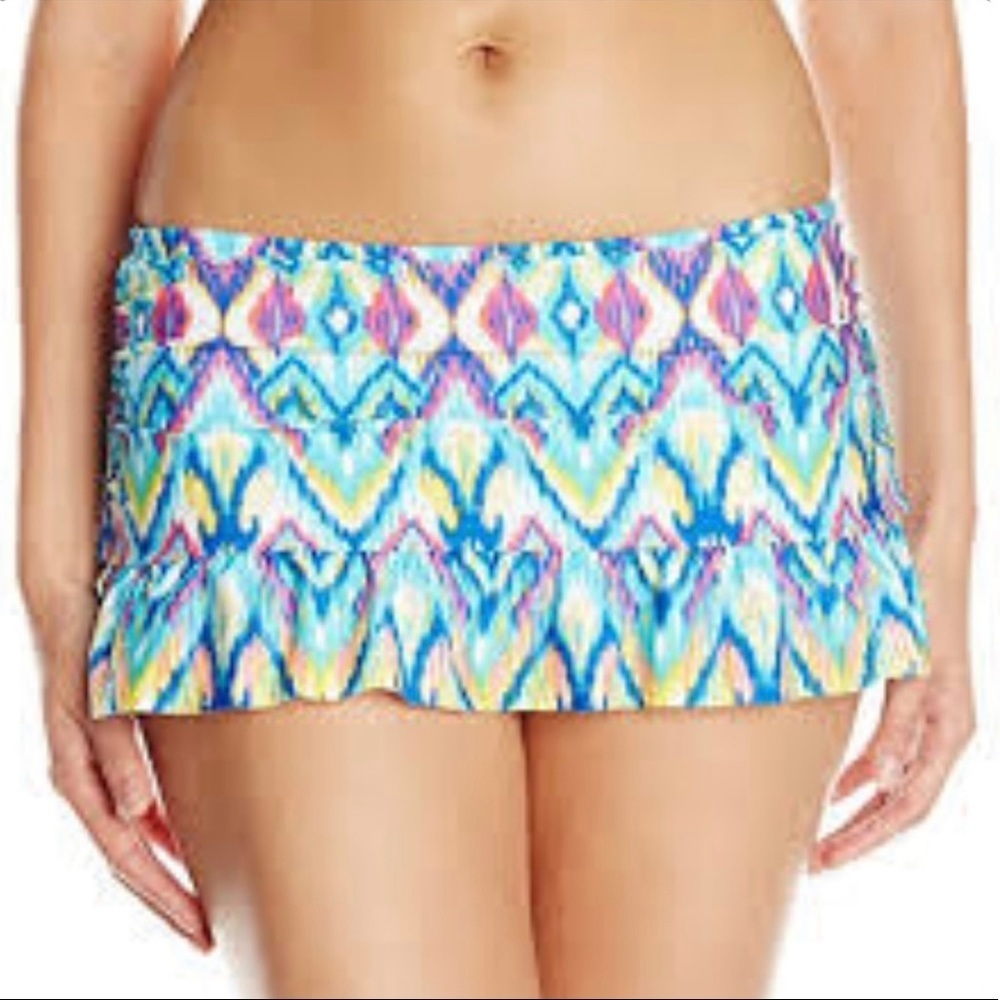 Kenneth Cole Reaction PantySwim Suit Sz L